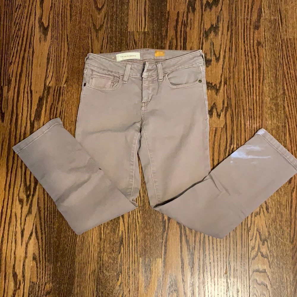 Pilcro skinny jeans color: brown size: 25